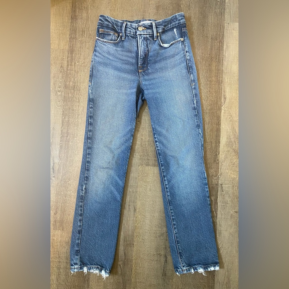 Size 0/25 Good American Jeans